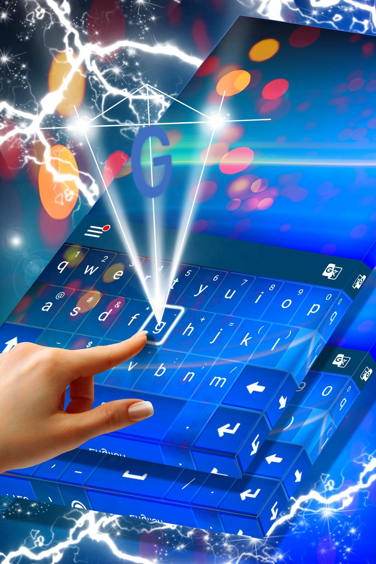 Light Blue Keyboard Theme