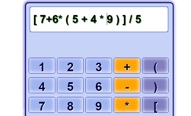 Calculator Parentheses ( ) [ ]