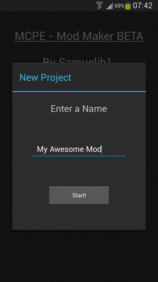 MCPE - Mod Maker BETA