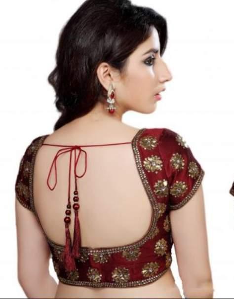 Neck & back design for ladies