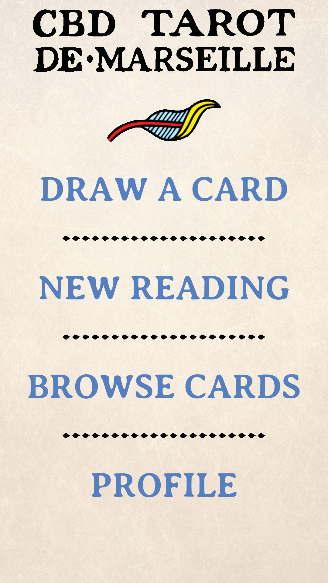 CBD Tarot de Marseille