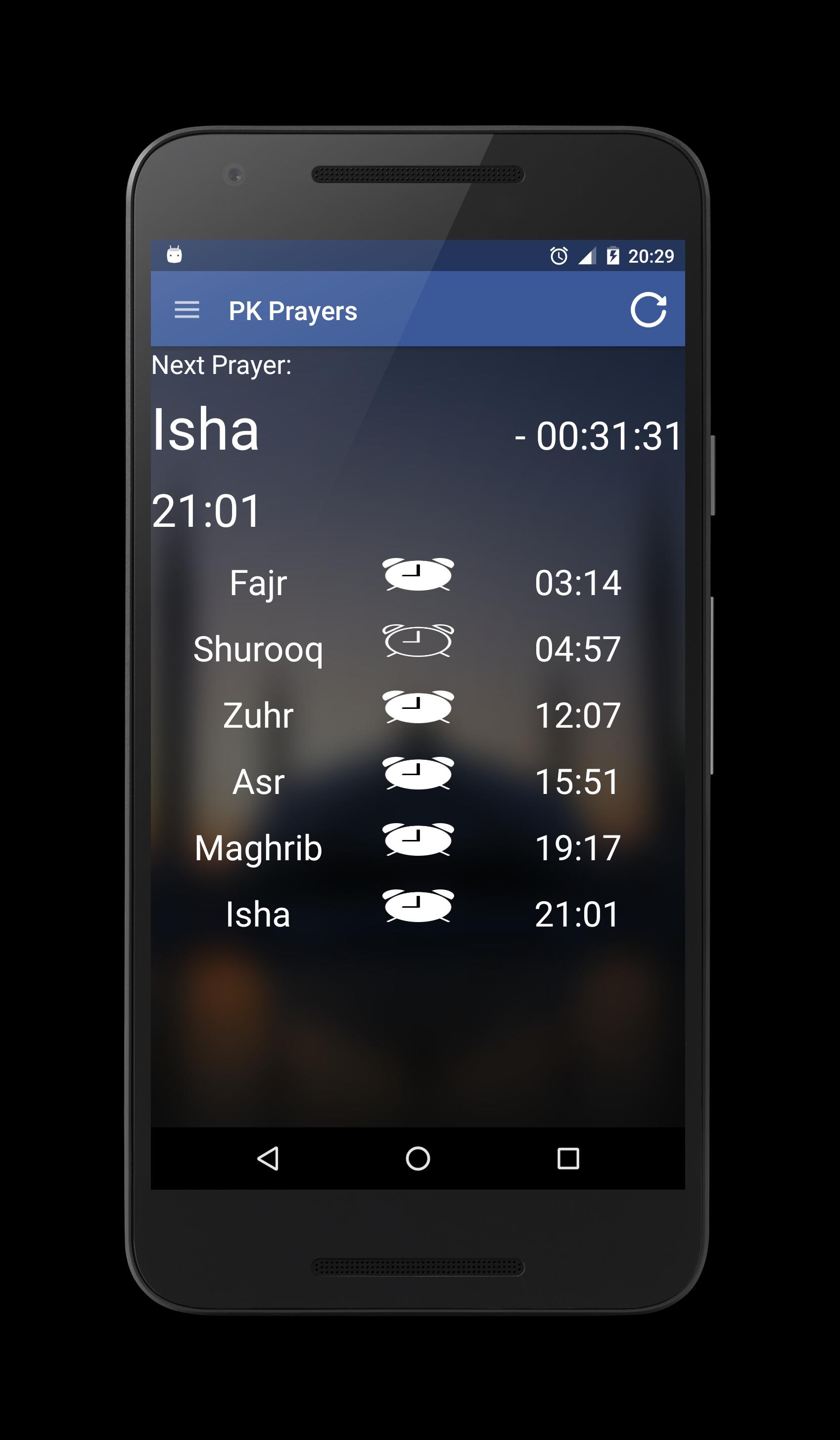 Pakistan (PK) Prayer Times