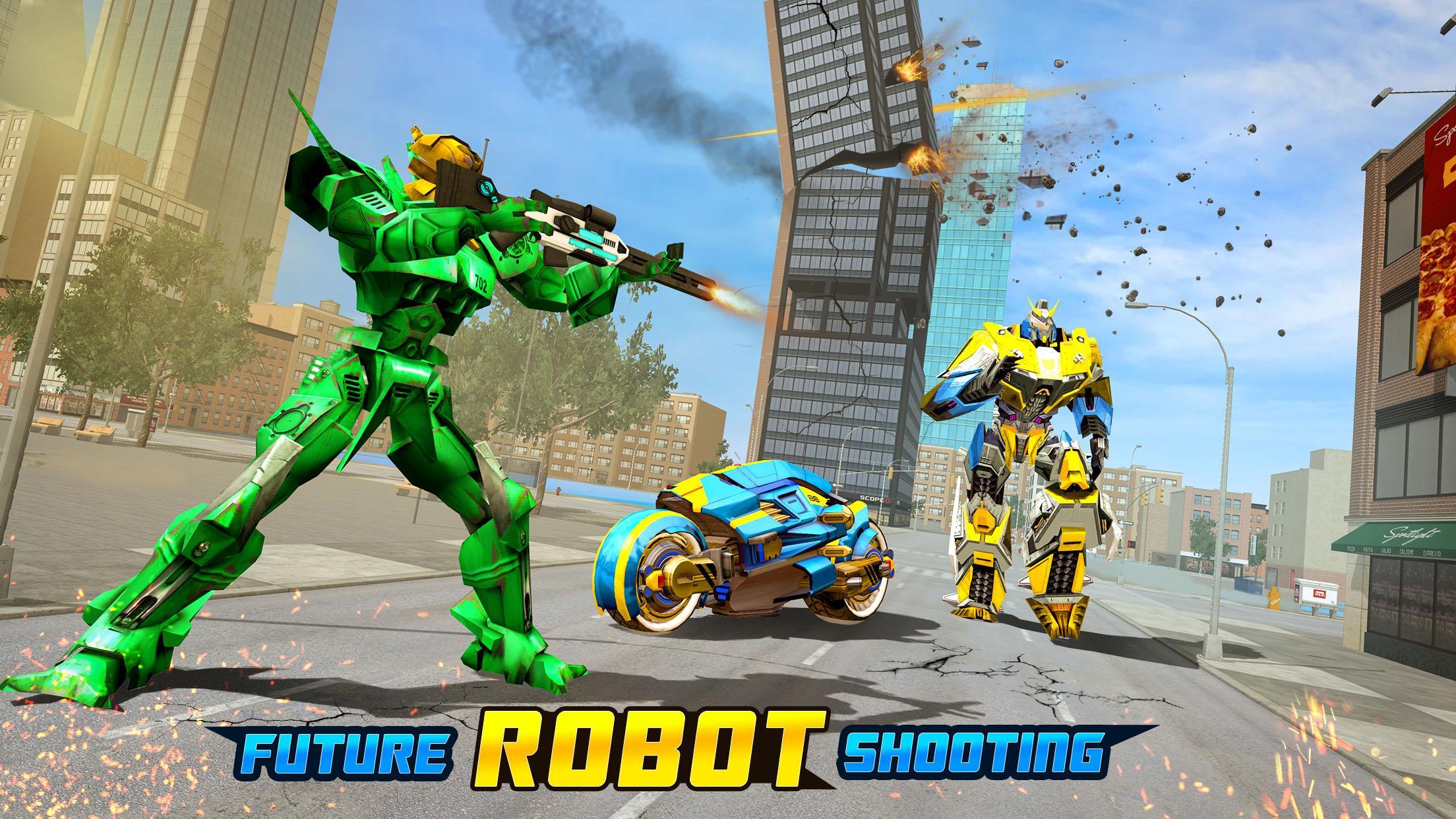 Deer Robot Transforming Robot Shooting Game