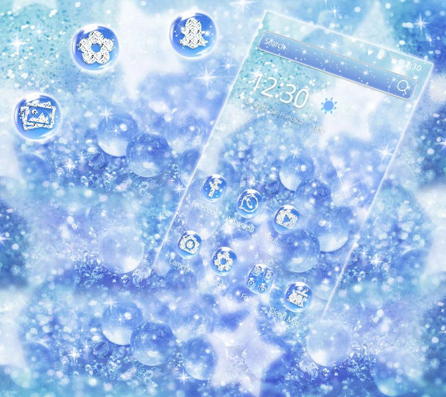 Crystal Blue Diamond Theme