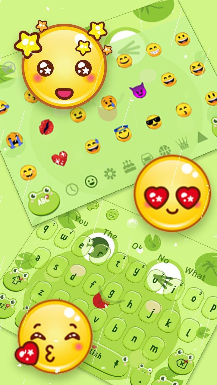 Cute Cartoon Frog Keyboard Theme