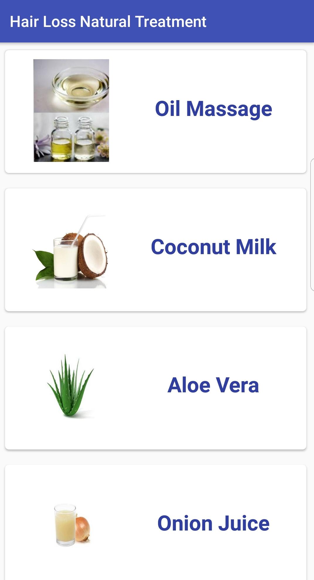 Hair Loss Natural Treatment