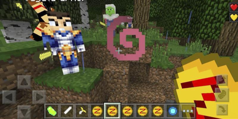 Saiyan Mod DBZ for Minecraft
