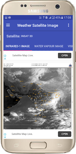 Satellite Weather Radar India