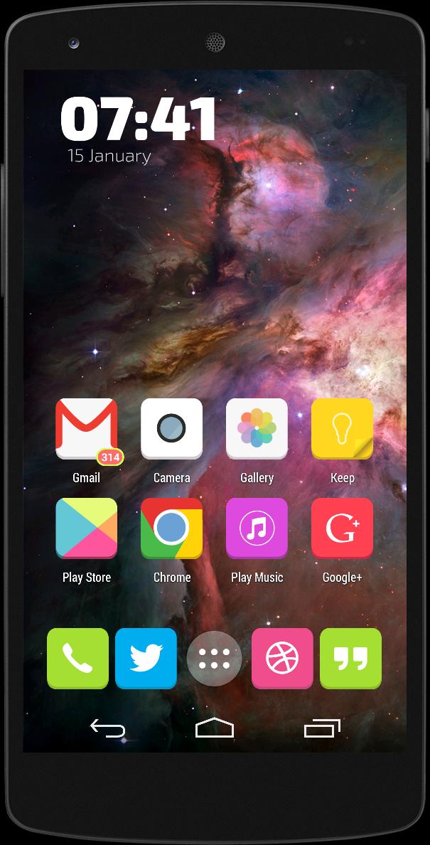 Flat Candy Icons (Apex, Nova)