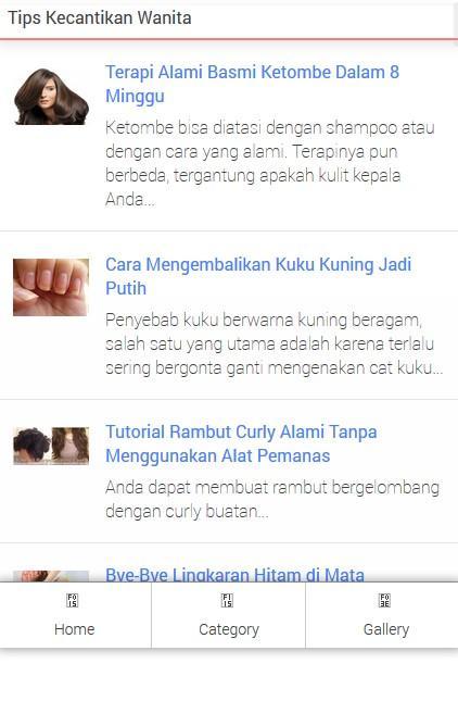 Tips Kecantikan Ter-update
