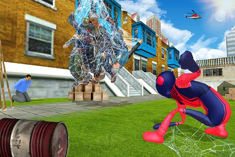 Stick Spider Rope Hero Survival Warrior