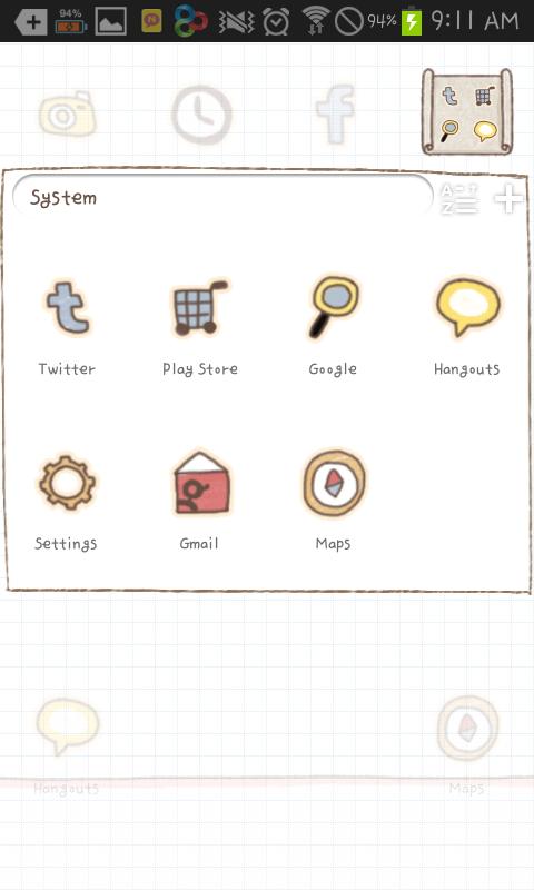 A picture diary go launcher