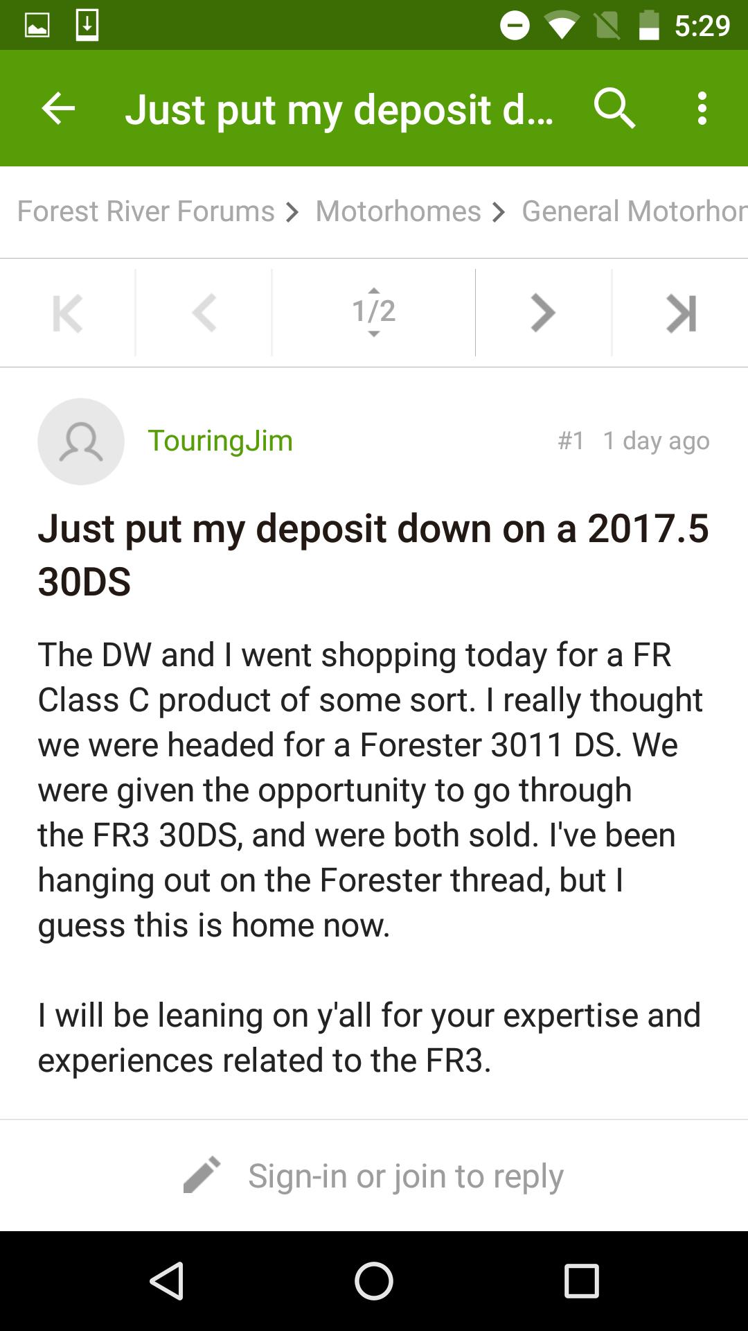 Forest River Forums