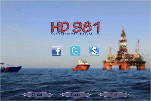 Destroy HD981 oil rig