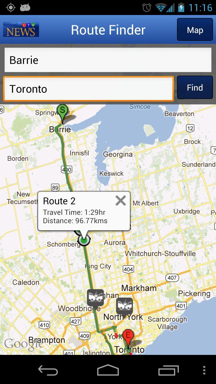 CTV News Cottage Traffic