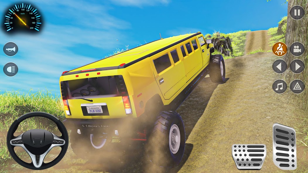 Offroad Limo Car Driving Sim