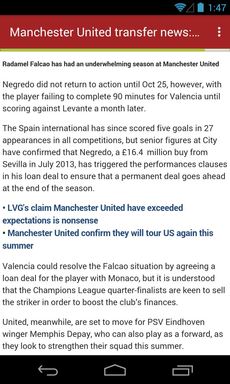 BIG Man United Football News