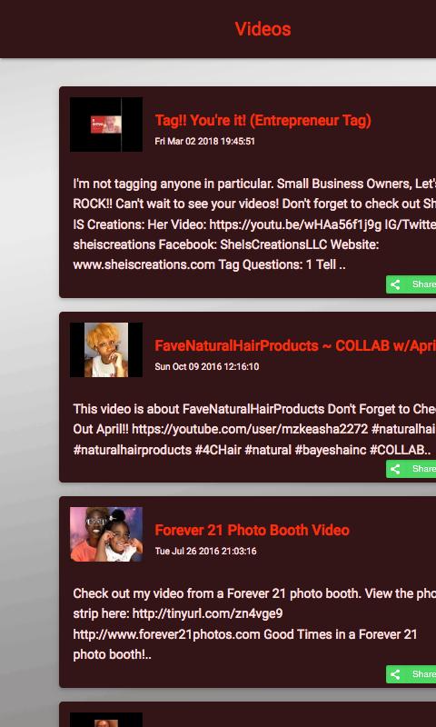 B. Ayesha Inc ~ The App