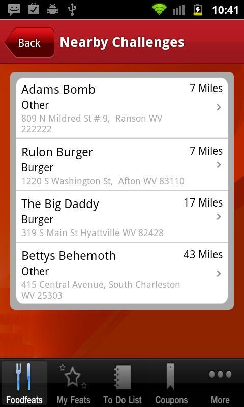 FoodFeats-Food Challenges