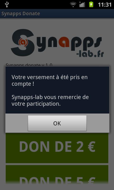 Synapps donate
