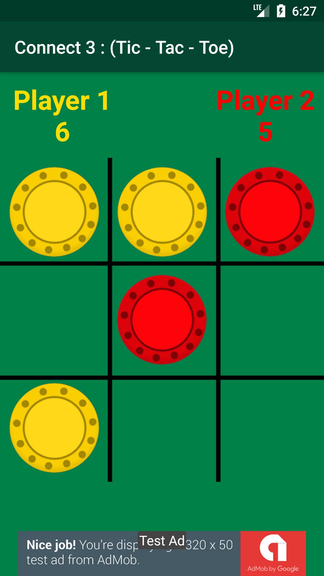 Connect 3 : (Tic - Tac - Toe)