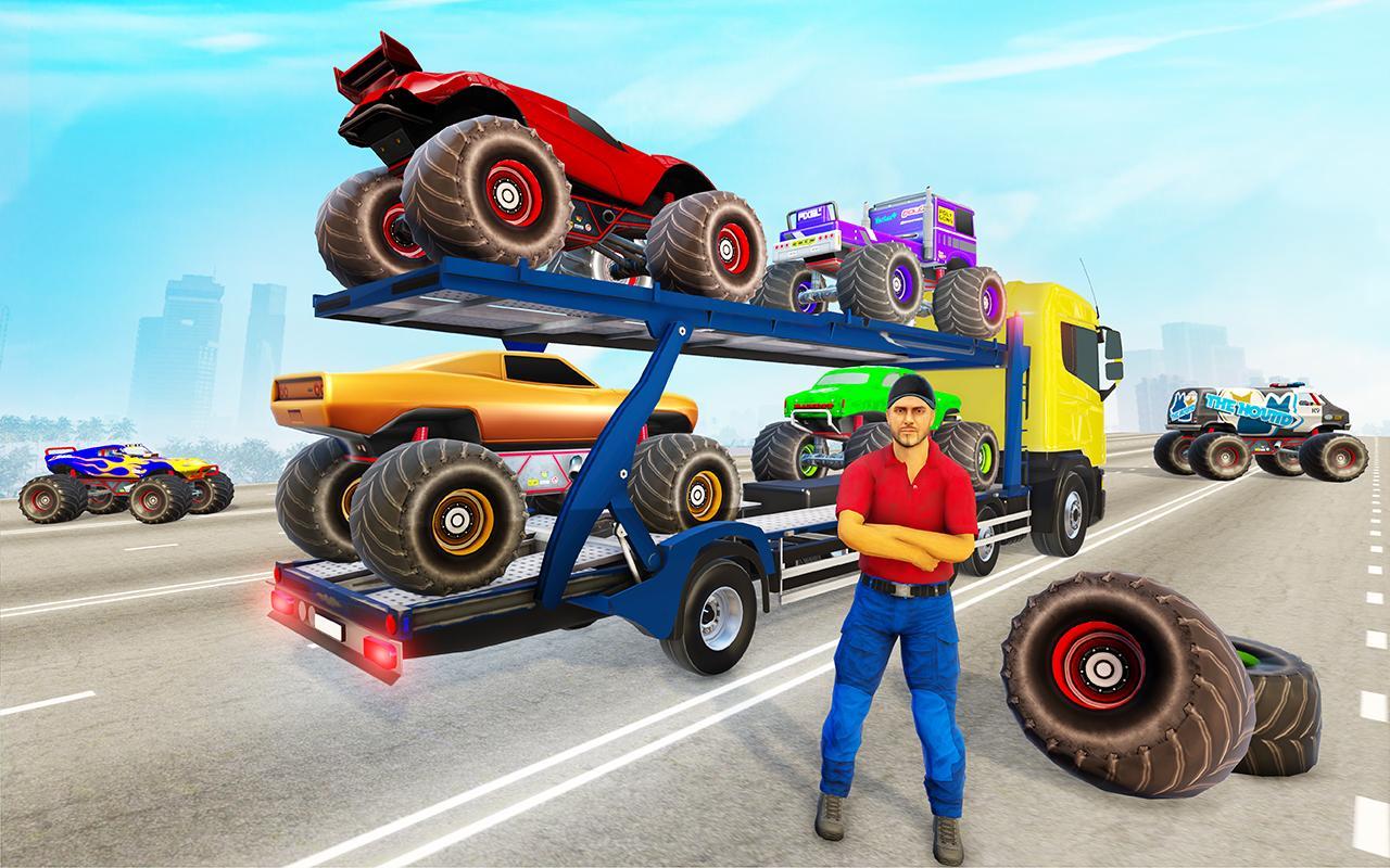Monster Car Transporter 2019
