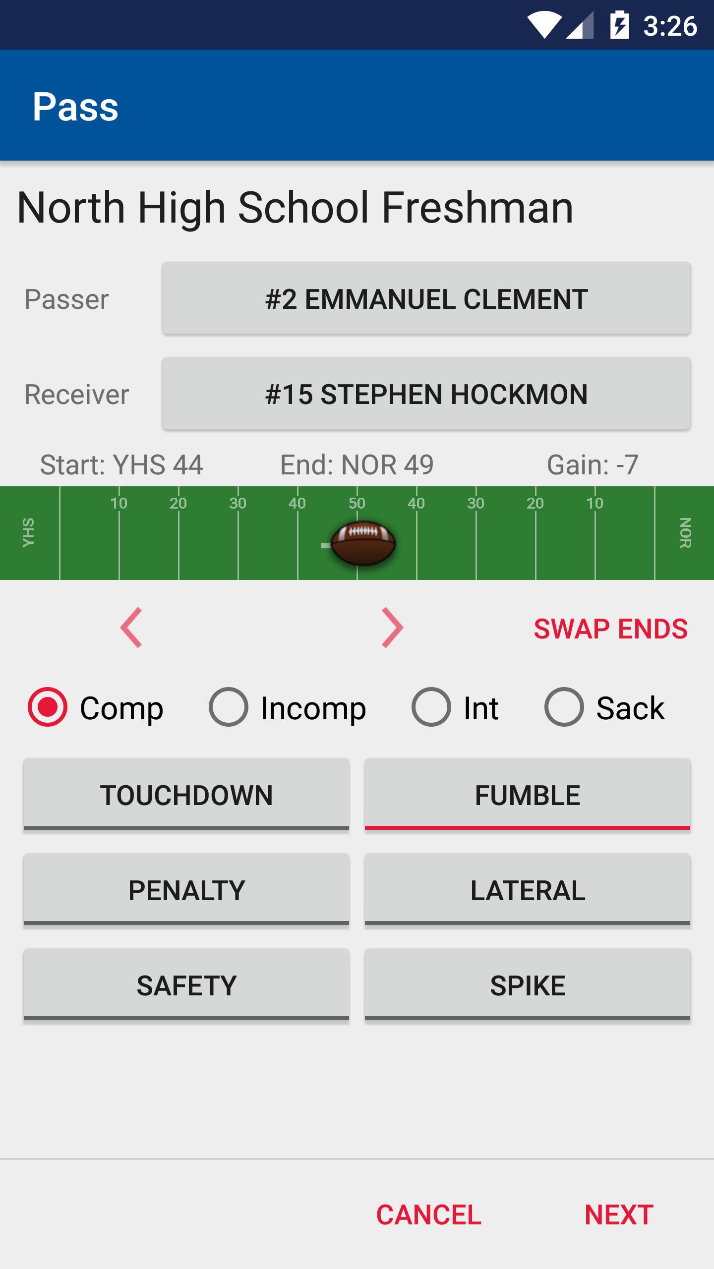 DS Football Statware