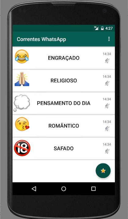 Frases e Correntes WhatsApp