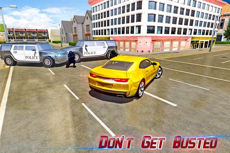 City Street Police Car Chase