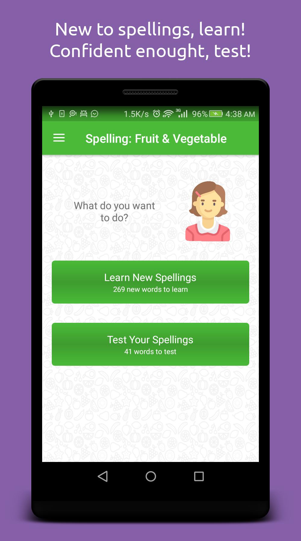 Spelling: Fruit & Vegetable