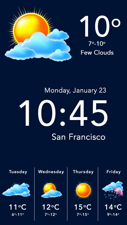 Live Local Weather Widget
