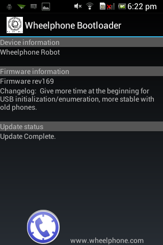 Wheelphone bootloader