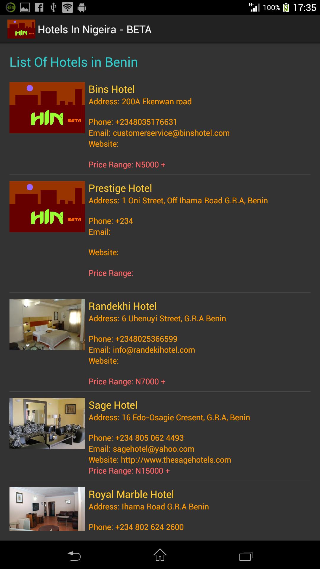 Hotels In Nigeria