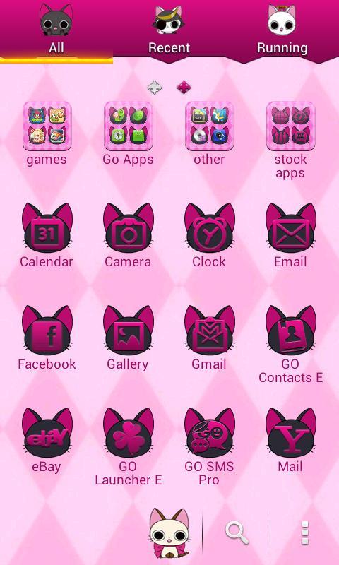 Vampire Kitty Go Launcher