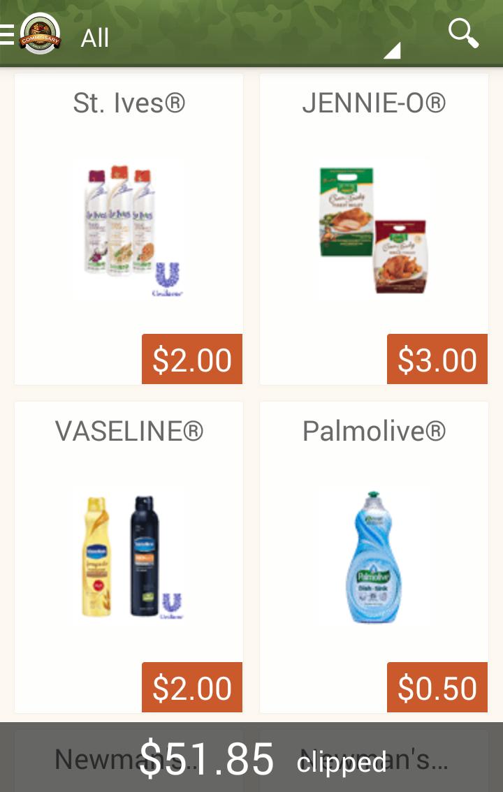 Commissary Rewards Card