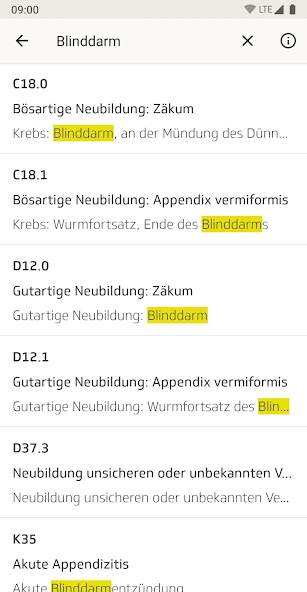 ICD-10 Diagnoseauskunft
