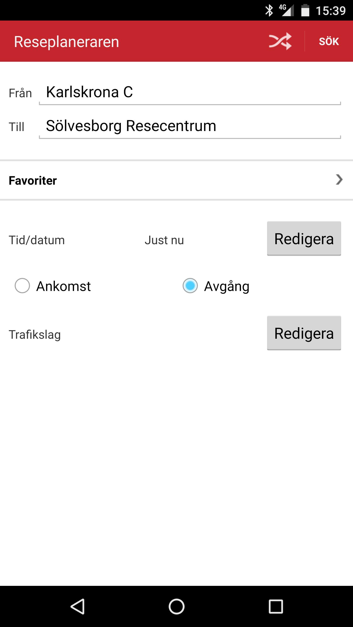 Blekingetrafikens reseplanerare