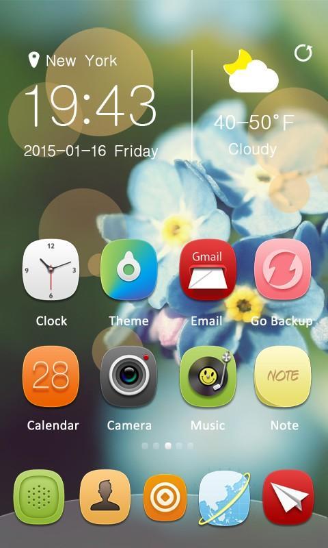 Grow GO Launcher Theme