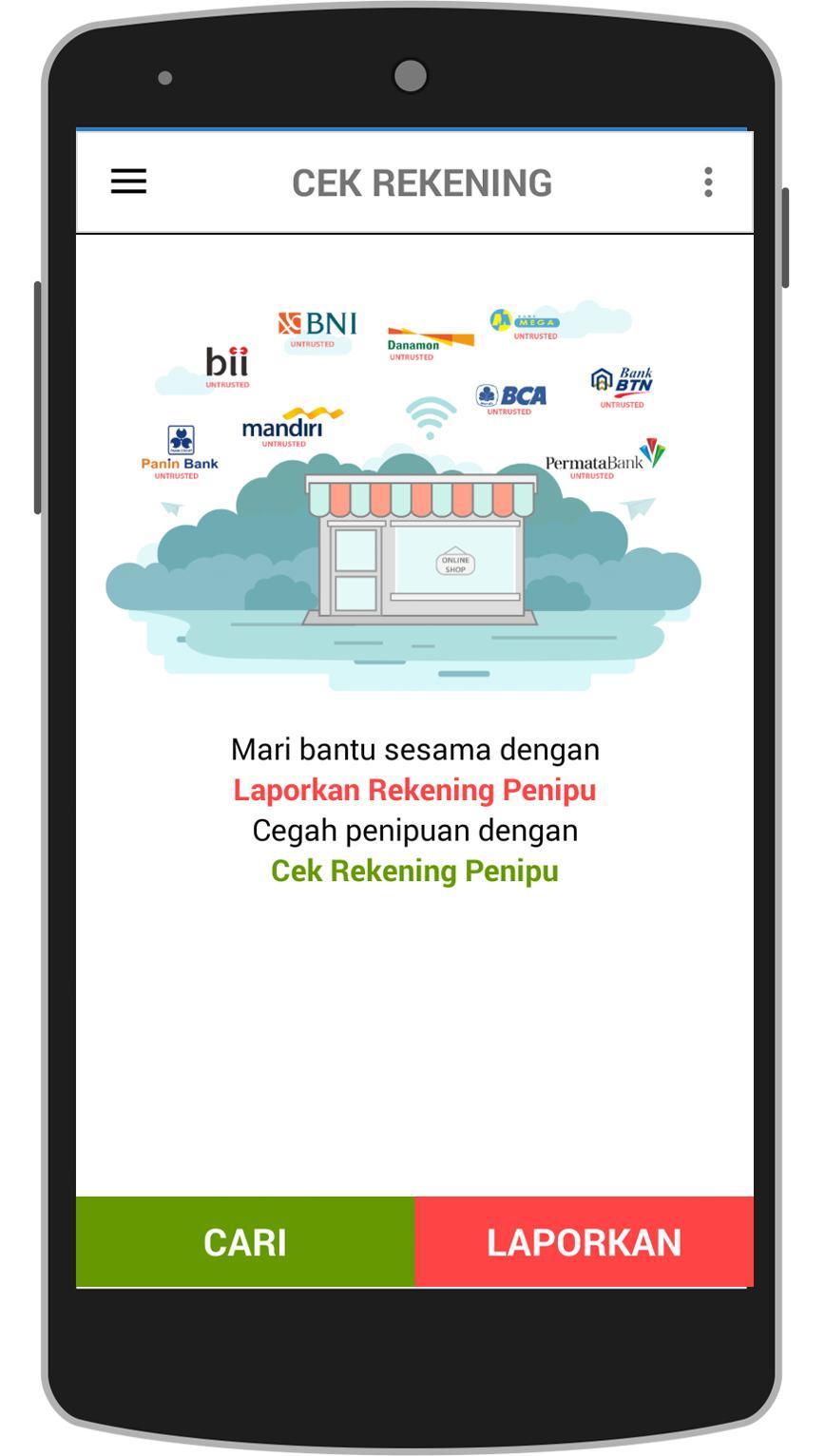 Cek Rekening Penipu Online