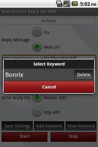 Bonrix Longcode AutoReply SMS