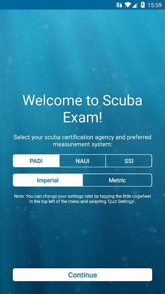 Scuba Exam Lite
