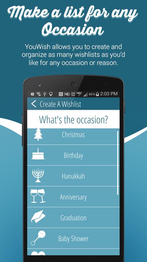 YouWish Wishlist Gift Registry