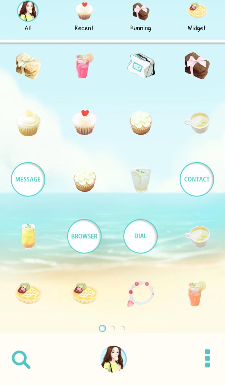 lovely girl hello summer dodol