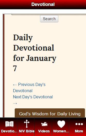 NIV Daily Devotional Bible