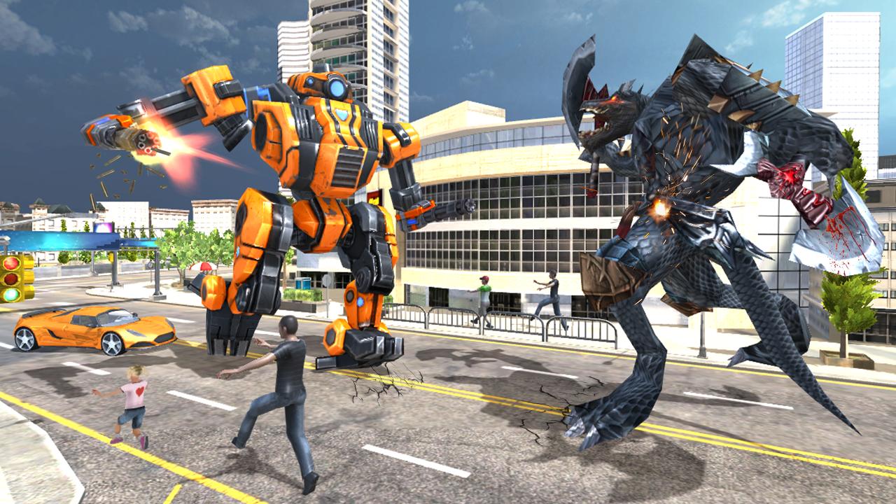 Dragon Transform Multi Robot Transform