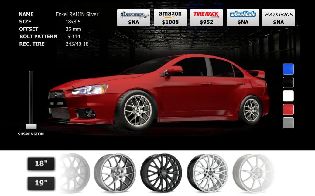 Lancer Evo X [Rims2Reality]