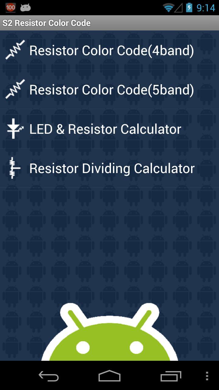S2 Resistor Color Code