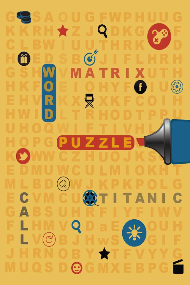 Hollywood Word Search