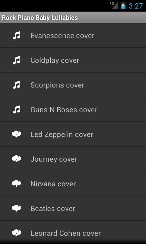 Rock Piano Baby Lullabies