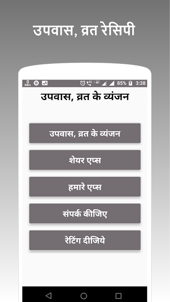 Upvas , Vrat (Fasting) Recipes